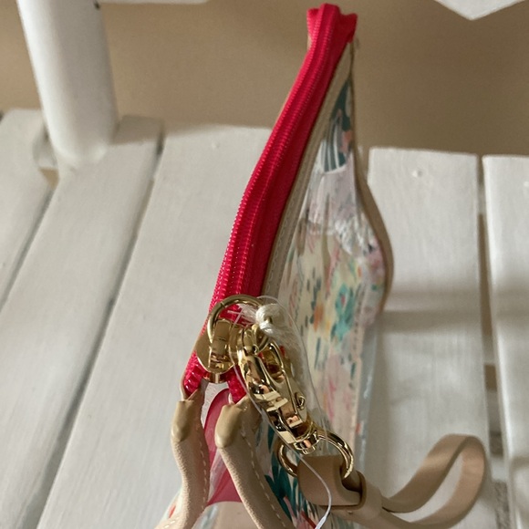🎈SOLD SPARTINA 449 FLORIDA CLEAR BEACH Wristlet Greetings From Maps Collection - Picture 5 of 16